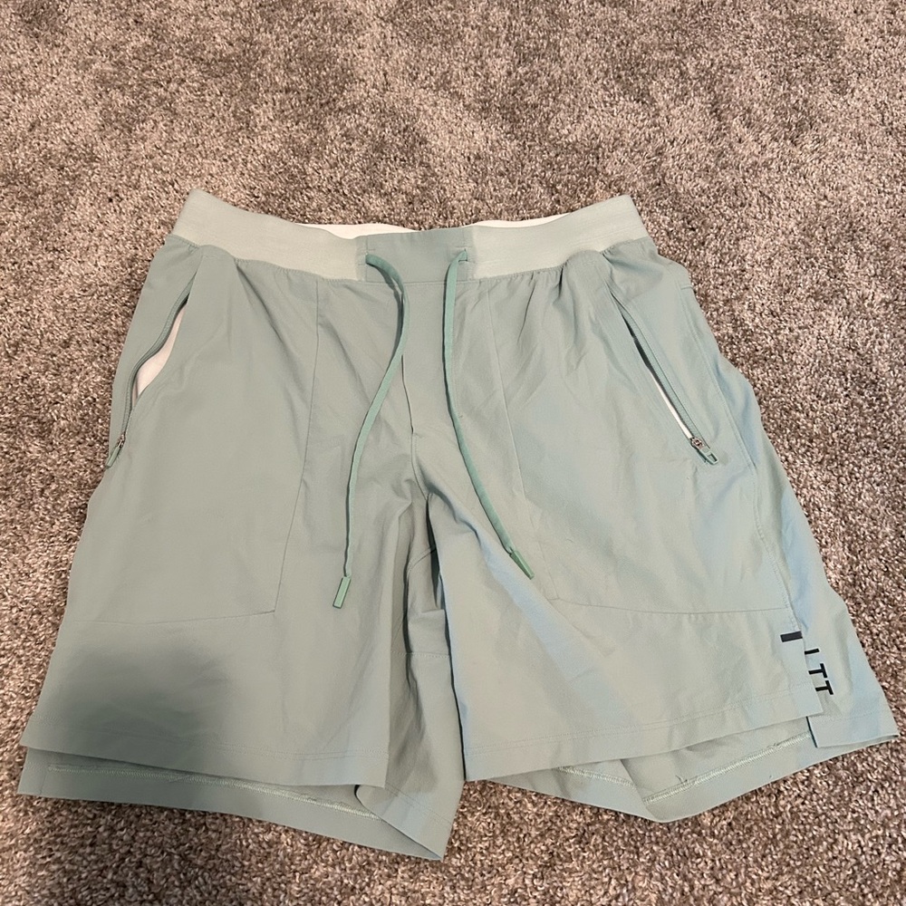 Men's Light Green Lululemon shorts